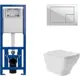 Комплект инсталляция с унитазом Cersanit S-IN-MZ-LINK_PRO64077E0110 цвет белый