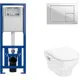 Инсталляция CERSANIT LINK PRO Сорт1 с клавишей смыва CORNER мт/белый Hansgrohe GladeLake S унитаз 540x360 белый