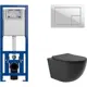Комплект инсталляция с унитазом Cersanit S-IN-MZ-LINK_PRO64077O0140 цвет черный