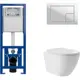 Комплект инсталляция с унитазом Cersanit S-IN-MZ-LINK_PRO64077OV0210 цвет белый