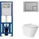 Комплект инсталляция с унитазом Cersanit S-IN-MZ-LINK_PRO64107CV0110 цвет белый
