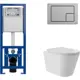 Комплект инсталляция с унитазом Cersanit S-IN-MZ-LINK_PRO64107CV0210 цвет белый