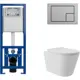 Комплект инсталляция с унитазом Cersanit S-IN-MZ-LINK_PRO64107CV0220 цвет белый