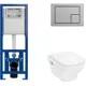 Инсталляция CERSANIT LINK PRO Сорт1 с клавишей смыва CORNER мт/хр Hansgrohe CreekTide Q унитаз 540x360 белый