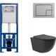 Комплект инсталляция с унитазом Cersanit S-IN-MZ-LINK_PRO64107O0140 цвет черный