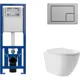 Комплект инсталляция с унитазом Cersanit S-IN-MZ-LINK_PRO64107OV0210 цвет белый