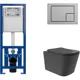 Комплект инсталляция с унитазом Cersanit S-IN-MZ-LINK_PRO64107QV0240 цвет черный