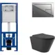 Комплект инсталляция с унитазом Cersanit S-IN-MZ-LINK_PRO64108C0140 цвет черный