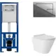 Комплект инсталляция с унитазом Cersanit S-IN-MZ-LINK_PRO64108CV0110 цвет белый