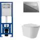 Комплект инсталляция с унитазом Cersanit S-IN-MZ-LINK_PRO64108CV0210 цвет белый