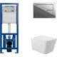Комплект инсталляция с унитазом Cersanit S-IN-MZ-LINK_PRO64108Q0110 цвет белый
