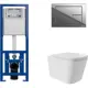 Комплект инсталляция с унитазом Cersanit S-IN-MZ-LINK_PRO64108QV0210 цвет белый