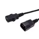 Кабель питания Filum FL-PC16-C13-C14-1M 3x1 1 м 10 A цвет черный