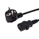 Кабель питания Filum FL-PC10-EU-C13-7.5M 3x1 7.5 м 10 A цвет черный