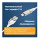 Кабель интерфейсный USB 2.0 Filum FL-CPro-U2-AM-LM-1M-L1 USB A male-Lightning male 1 м индикатор заряда