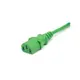 Кабель питания Filum FL-PC-C13/C14-C1-0.5-GR ПВС-АП 3x1 0.5 м 10 А цвет зеленый