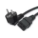 Кабель питания Filum FL-PC-SH90/C19-C3-0.5-BK ПВС-АП 3x2.5 0.5 м 16 А цвет черный