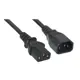 Комплект кабелей Filum FL-PC-C13/C14-C-3.0-BK ПВС-АП 3x1 3 м 10 A цвет черный 5 шт.