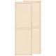 Двери жалюзийные деревянные Timber&Style 1615х544х20мм сосна Экстра 2шт