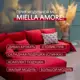 Диван раскладной Miella 2025 280x23x80 см велюр цвет красный