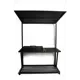 Мангал Woodlove Loft ML-K со столиком из дуба 145x500x190 см