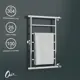 Полотенцесушитель водяной лестница Onix Sirius Turn Right 40x60 см 3/4" нержавеющая сталь цвет хром
