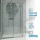 Душевой уголок GUTEWETTER GWMPSLRC863B 4698032829339, прямоугольный, 100x140x200 см, прозрачное стекло