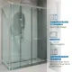 Душевой уголок GUTEWETTER GWMPSLRC865 4698032867010, прямоугольный, 80x150x200 см, прозрачное стекло