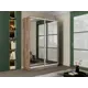 Шкаф-купе Мебельная компания е1 1EEKD_160_KT 220x160х60 см ЛДСП 7 полок цвет крафт табачный