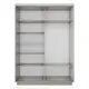 Шкаф-купе Мебельная компания е1 1EMD_140_SHS 220x140х60 см ЛДСП 7 полок цвет ясень шимо светлый