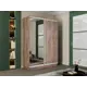 Шкаф-купе Мебельная компания е1 45EMD_120240_KT 240x120х45 см ЛДСП 7 полок цвет крафт табачный