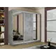 Шкаф-купе Мебельная компания е1 EMT2_210_BT 220x210х60 см ЛДСП 9 полок цвет бетон