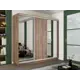 Шкаф-купе Мебельная компания е1 EMT2_210240_KT 240x210х60 см 9 полок лдсп цвет крафт табачный