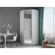 Шкаф-купе Мебельная компания е1 UWE_B 220x90х90 см 7 полок лдсп цвет белый снег