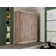 Шкаф-купе Мебельная компания е1 WEET_180240_KT 240x180х60 см ЛДСП 9 полок цвет крафт табачный