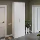 Шкаф распашной Агата 80x230x40 см ЛДСП цвет белый