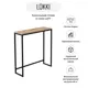 Стол туалетный Grostat home lokki 80x85x25 см ЛДСП цвет коричневый