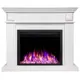 Каминокомплект Realflame Leda 25.5 WT с очагом Saphir 25.5 750Вт белый матовый