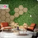 Фотообои флизелиновые Bartonwall 400x270 см 3Д Соты Трава