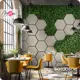 Фотообои флизелиновые Bartonwall 200x270 см Соты Листья Трава M095-W