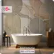 Фотообои флизелиновые Bartonwall 300x270 см 3d Абстракция Мрамор M12003