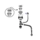 Мойка для кухни Wisent WS34444/W02-114 44x44 см глубина чаши 22 см нержавеющая сталь цвет сатин