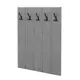 Вешалка настенная 5 крючков 100x120x9.7 см цвет синий