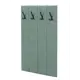 Вешалка настенная 4 крючка 80x120x9.7 см цвет грязно-бирюзовый