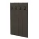 Вешалка настенная 4 крючка 80x120x9.7 см цвет коричневый