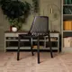 Стул Royal Family Nico 56x45x80 см полипропилен черный