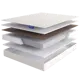 Матрас Lineaflex Fellena Lux 200x80x21см пружинный блок односпальный