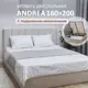 Кровать Romack Andrea 168 x 100 x 209 см дсп цвет светло-бежевый