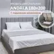 Кровать Romack Andrea 188 x 100 x 209 см дсп цвет серый пух