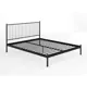 Кровать Стиллмет Колумбиа 165 x 102.5 x 206 см металл цвет черный